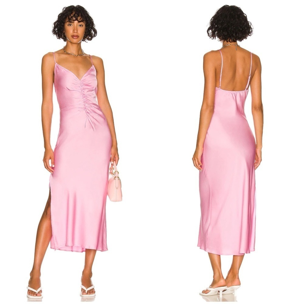 ASTR The Label Valinda Dress in Pink Orchid Size S